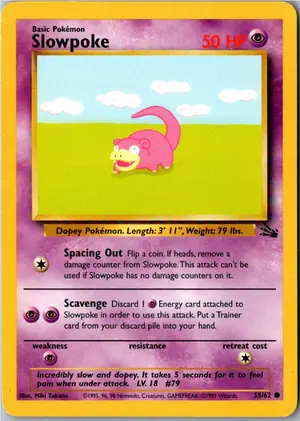 Slowpoke Flegmon Exemplar 2,95 €
