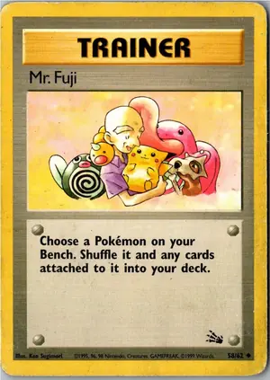Pokémon-Karte Mr. Fuji 58/62 Fossil