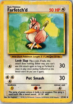 Farfetch'd Porenta Exemplar 2,95 €
