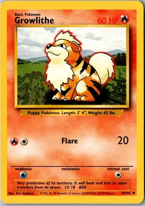 Growlithe Fukano Exemplar 2,95 €