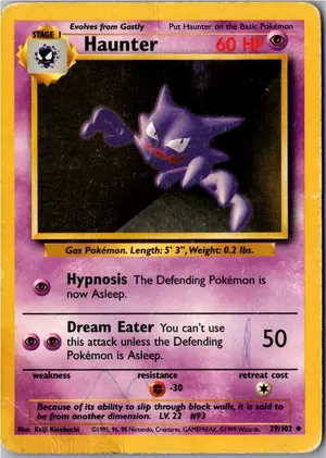 Pokémon-Karte Haunter Alpollo 29/102 Grundset
