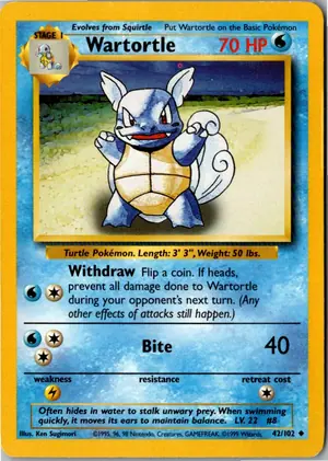 Wartortle Schillok Exemplar 3,95 €