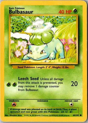 Bulbasaur Bisasam Exemplar 3,25 €