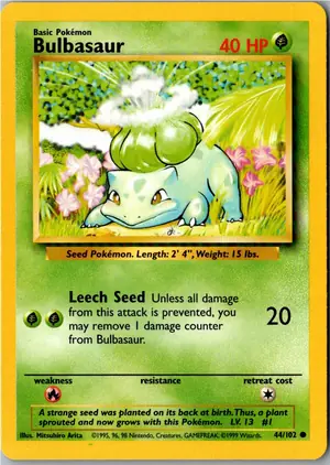 Bulbasaur Bisasam Exemplar 3,25 €