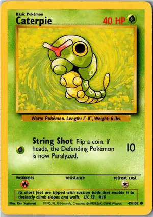 Caterpie Raupy Exemplar 2,95 €