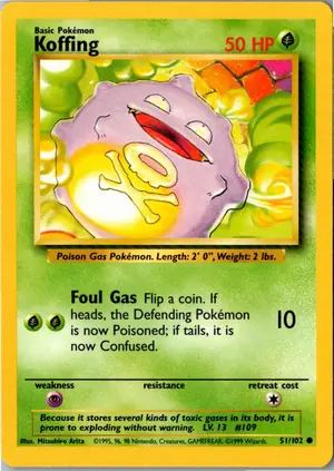 Koffing Smogon Exemplar 2,95 €