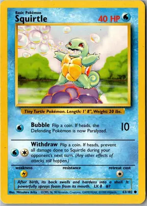 Squirtle Schiggy Exemplar 2,95 €
