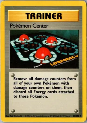 Pokémon-Karte Pokémon Center Center 85/102 Grundset