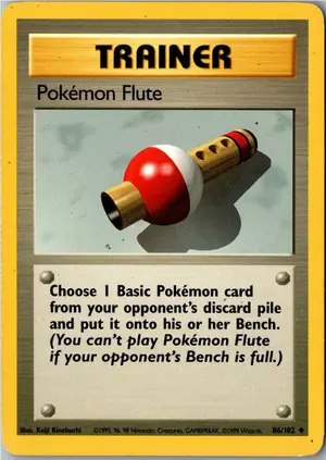 Pokémon-Karte Pokémon Flute Pokémon-Flöte 86/102 Grundset