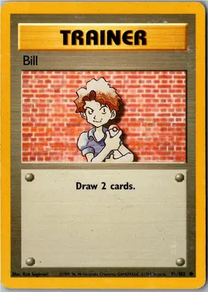 Pokémon-Karte Bill 91/102 Grundset