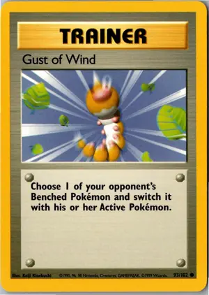 Pokémon-Karte Gust of Wind Windhauch 93/102 Grundset