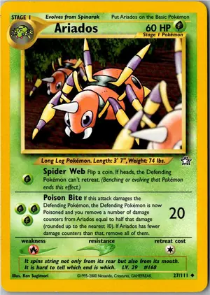 Pokémon-Karte Ariados 27/111 Neo Genesis