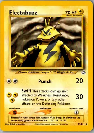 Pokémon-Karte Electabuzz Elektek 33/111 Neo Genesis