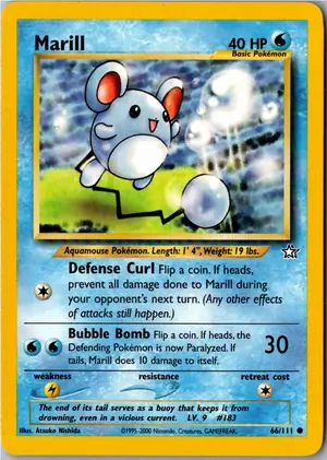 Pokémon-Karte Marill 66/111 Neo Genesis