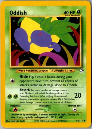 Pokémon-Karte Oddish Myrapla 68/111 Neo Genesis