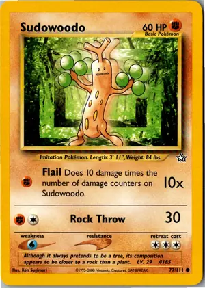 Sudowoodo Mogelbaum Exemplar 2,95 €