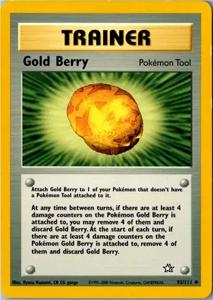 Pokémon-Karte Gold Berry Goldbeere 93/111 Neo Genesis