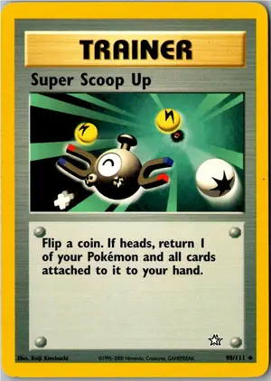 Pokémon-Karte Super Scoop Up Super-Anziehungskraft 98/111 Neo Genesis