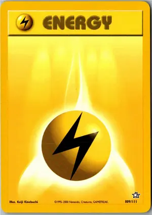Pokémon-Karte Lightning Energy Elektro Energie 109/111 Neo Genesis