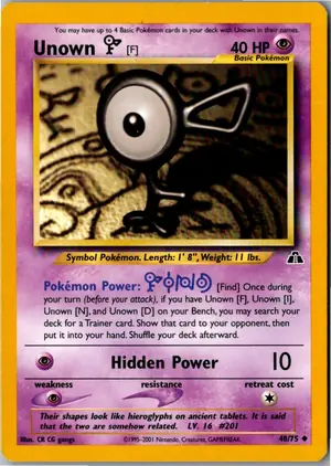 Unown [F] Icognito F Exemplar 2,95 €