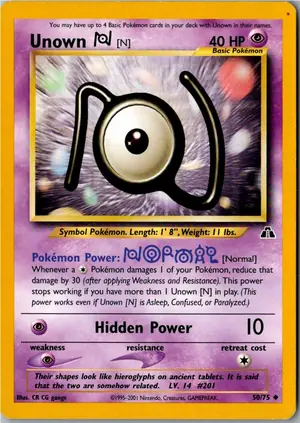 Unown [N] Icognito N Exemplar 2,95 €