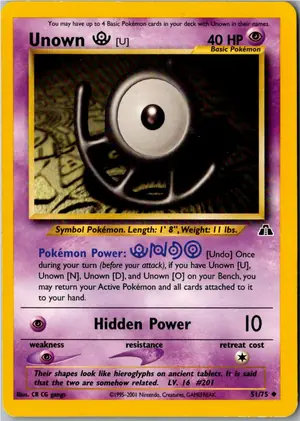 Unown [U] Icognito U Exemplar 2,95 €