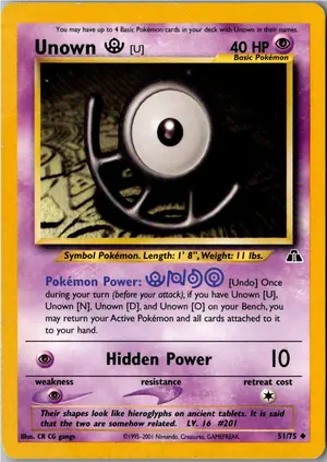 Unown [U] Icognito U Exemplar 2,95 €