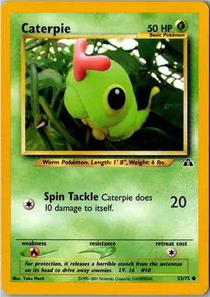 Caterpie Raupy Exemplar 2,95 €