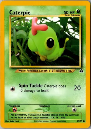Caterpie Raupy Exemplar 2,95 €