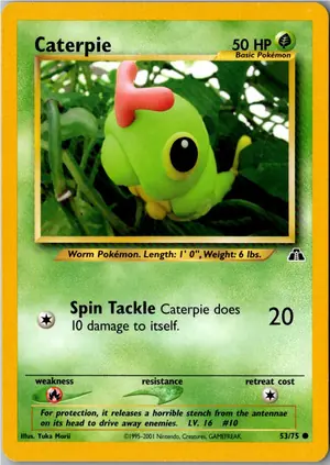 Caterpie Raupy Exemplar 2,95 €