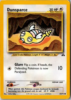 Dunsparce Dummisel Exemplar 2,95 €