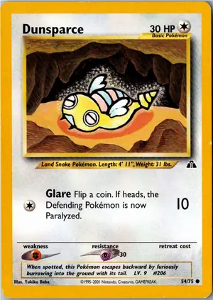 Dunsparce Dummisel Exemplar 2,95 €