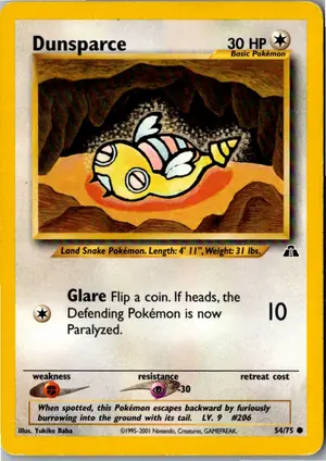Dunsparce Dummisel Exemplar 2,95 €