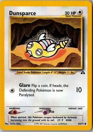 Dunsparce Dummisel Exemplar 2,95 €