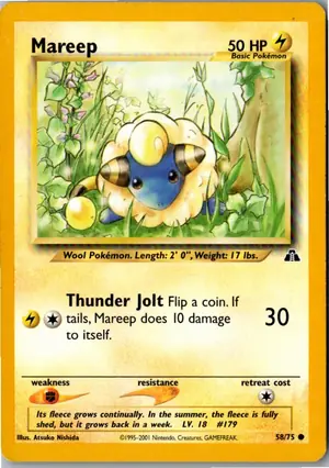 Mareep Voltilamm Exemplar 2,95 €