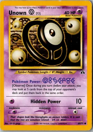 Unown [O] Icognito O Exemplar 2,95 €