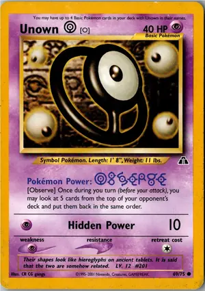 Unown [O] Icognito O Exemplar 2,95 €