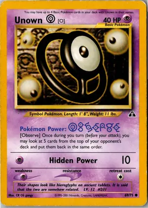 Unown [O] Icognito O Exemplar 2,95 €