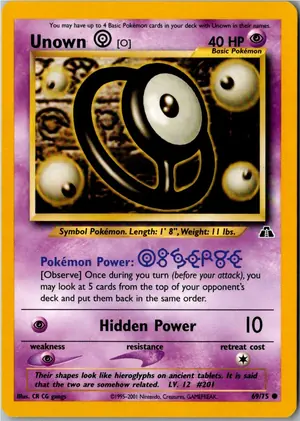 Unown [O] Icognito O Exemplar 2,95 €