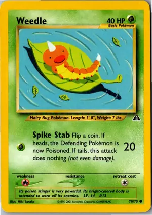 Weedle Hornliu Exemplar 2,95 €