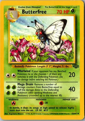 Butterfree Smettbo Exemplar 2,95 €