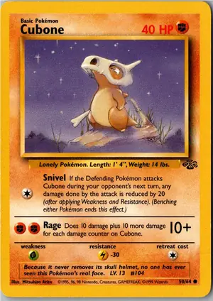 Cubone Tragosso Exemplar 2,95 €