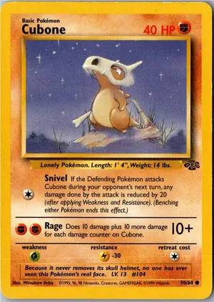 Cubone Tragosso Exemplar 2,95 €