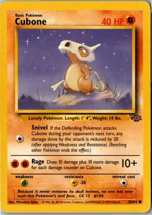 Cubone Tragosso Exemplar 2,95 €