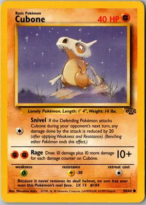 Cubone Tragosso Exemplar 2,95 €