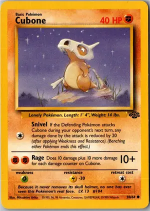 Cubone Tragosso Exemplar 2,95 €
