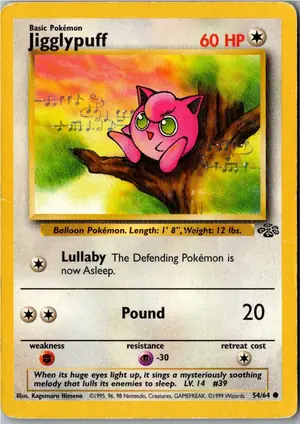Jigglypuff Pummeluff Exemplar 4,95 €