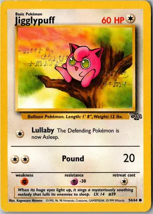 Jigglypuff Pummeluff Exemplar 4,95 €