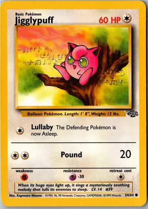 Jigglypuff Pummeluff Exemplar 4,95 €