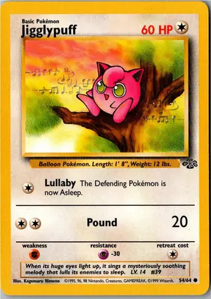 Jigglypuff Pummeluff Exemplar 4,95 €